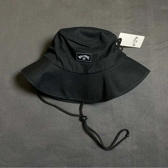 Billabong Charcoal Bucket Hat with Logo - Picture 1 of 8